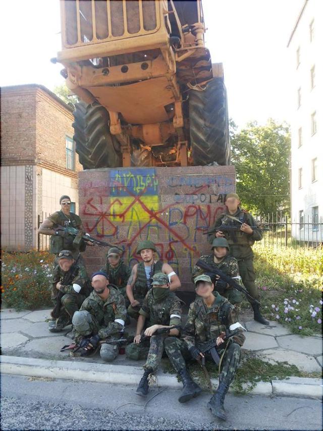 Against the background of Ukrainian corps photographed Alexei Milchakov