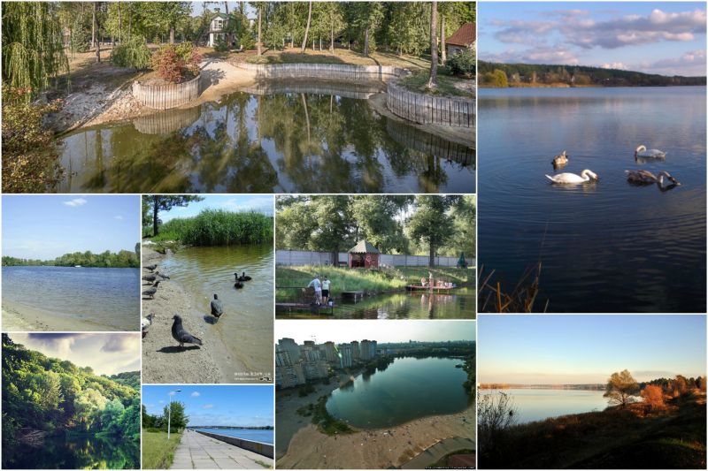 Places in Kiev where there is good fishing Топ мест для хорошей рыбалки в Киеве
