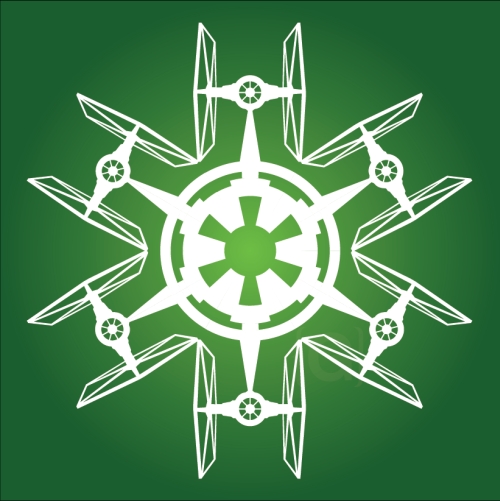 TIE Fighter - Star Wars Snowflake