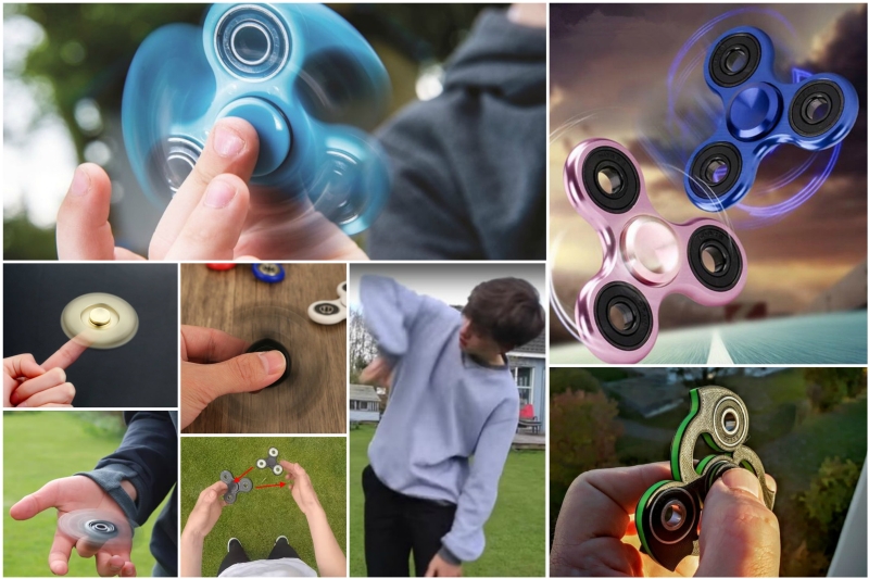 A bunch of tips and tricks with a spinner Лучшие советы и трюки со спиннером