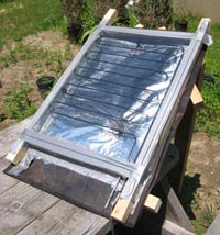 Solar collector by one's own hands