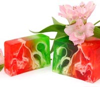 Beautiful soap with own hands