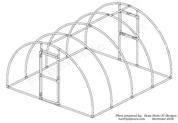 Greenhouse with own hands made of PVC pipes