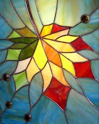 Stained glass windows, Tiffany technique