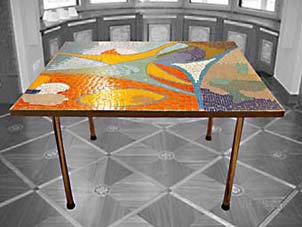 mosaic table