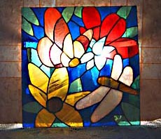 stained-glass window