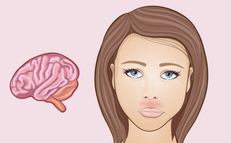 Between the upper lip and nose - Changes in the face are signs of undesirable processes in the body Между верхней губой и носом - Изменения на лице