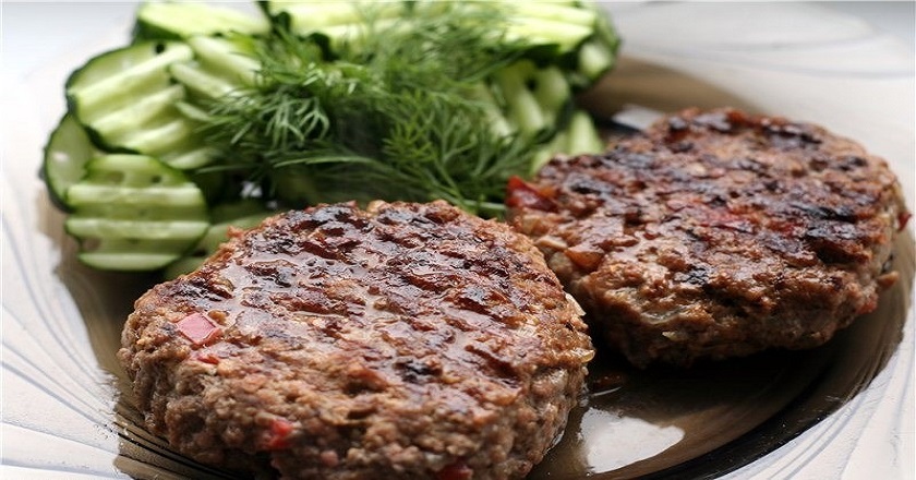 Chopped meat (hamburger, minced meat) - Types of steaks Рубленое мясо (гамбургер, фарш) - стейк