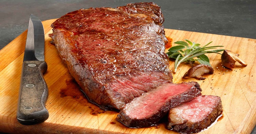 Strip-steak ("New York", striploin, "Kansas City") - Types of steaks Стрип-стейк («Нью-Йорк», стриплойн, «Канзас-сити») - стейк