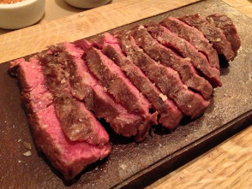 Steak "Flat Airon" (Butler-steak, scapular steak) - Types of steaks Стейк «Флет айрон» (Батлер-стейк, лопаточный стейк) - стейк