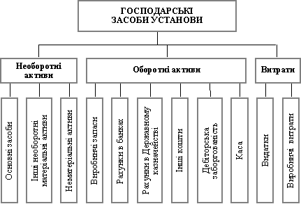 Klasifіkatsіya gospodarskih zasobіv budgetary SET for warehouse i rozmіschennyam