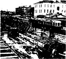 Construction of the first metro line