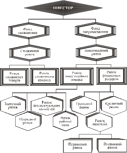 Scheme of the interconnection of rinks