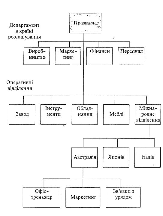 Міжнародна дивізіональна structure