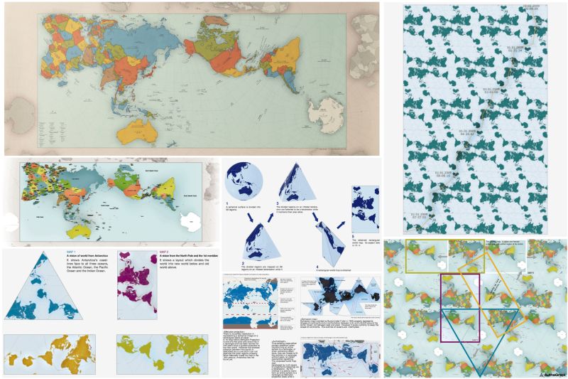 The Japanese have designed the most accurate map of the World Самая точная карта Мира