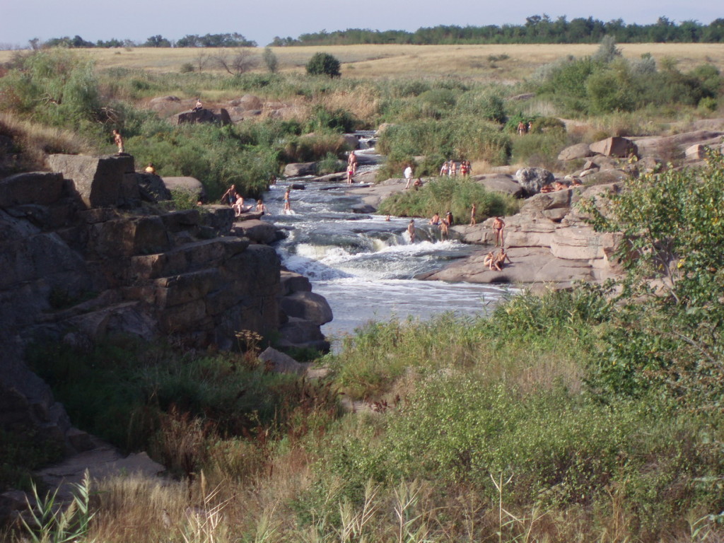 Sholokhovsky (Tokovsky) cascade waterfall (Dnipropetrovsk region, Apostolovsky district) - Little-known places in Ukraine for families with children Шолоховский (Токовский) каскадный водопад (Днепропетровская область, Апостоловский район) - Места в Украине для отдыха с детьми
