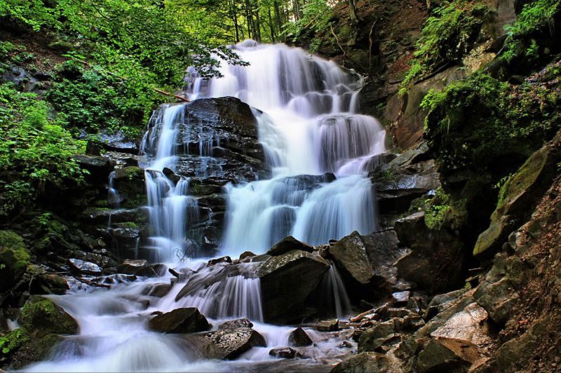 Waterfall Shipot, Pilipets - All waterfalls of Ukraine: 40+ beautiful waterfalls of Ukraine (photo) Водопад Шипот, Пилипец - ТОП водопадов Украины