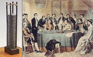 Volta invented the electrochemical cell