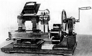 Magnetoelectric generator from the laboratory of E. X. Lenz
