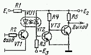 Scheme of optoelectronic transformer
