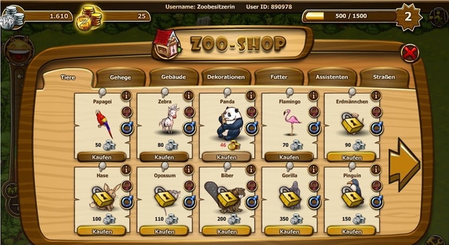 Online game Zoomumba