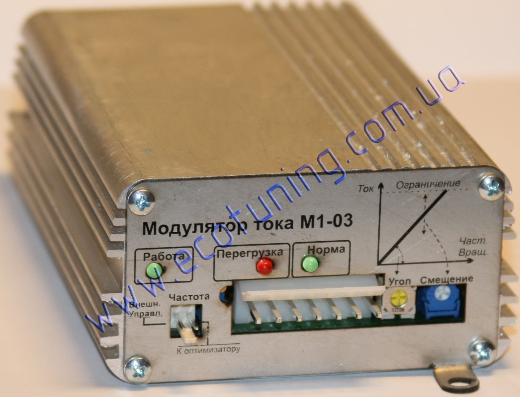 Description of current modulator (PWM) M1-03