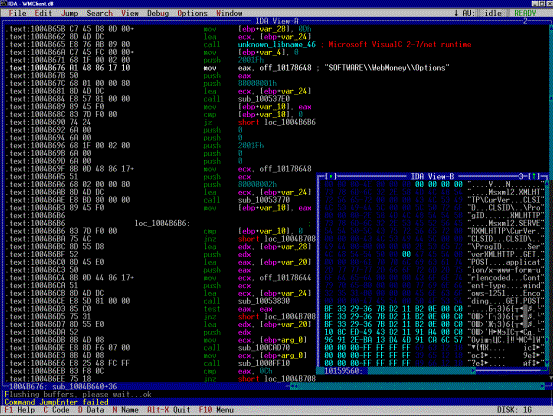 Keeper Classic in disassembler