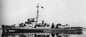 Marine destroyer named DE 173