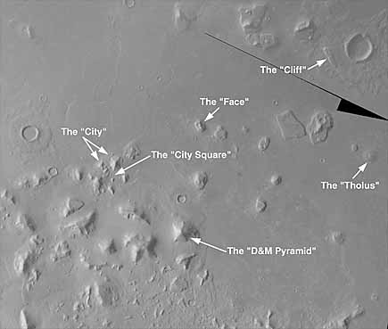 Photo of the great pyramids on Mars.