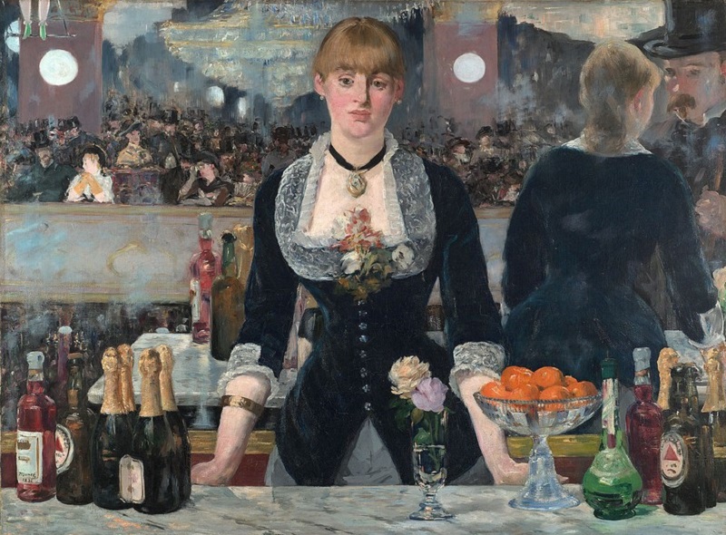 Eduard Manet, “The Bar at the Foley Berger” Эдуард Мане, «Бар в “Фоли-Бержер”»