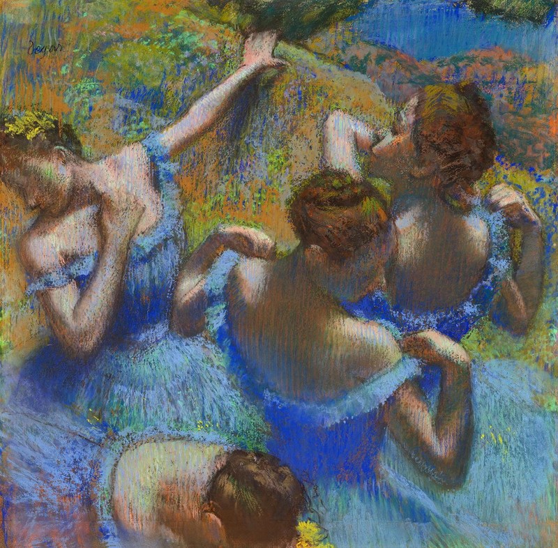Edgar Degas, Blue Dancers Эдгар Дега, «Голубые танцовщицы»