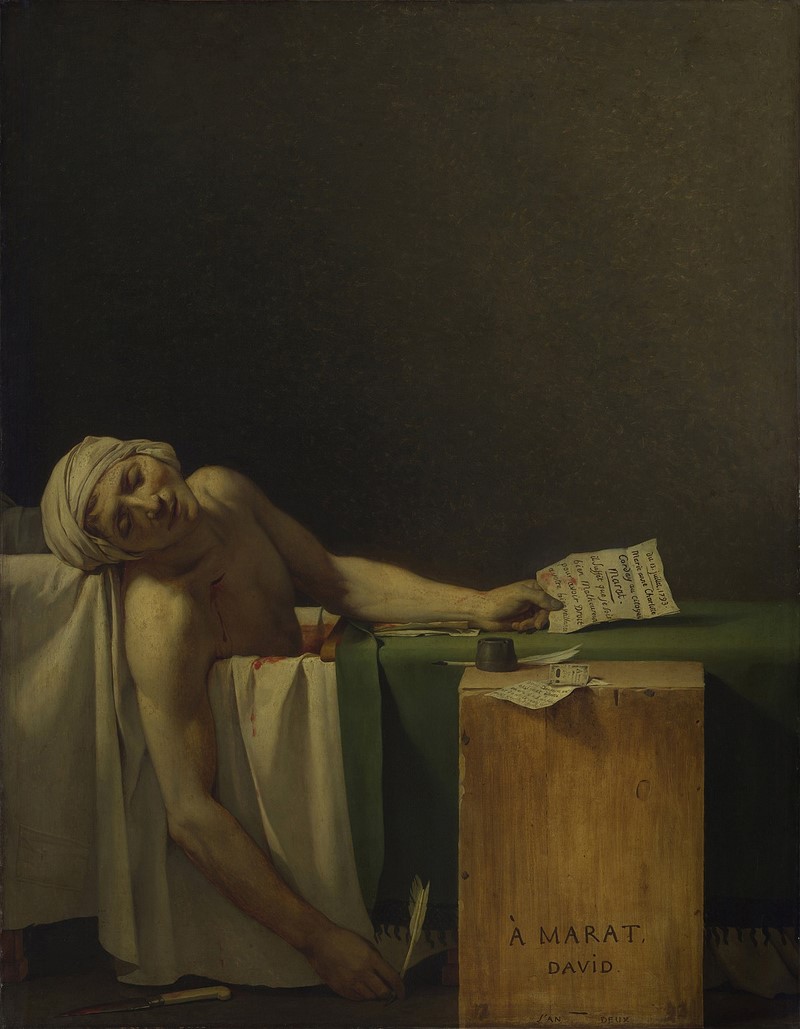 Jacques-Louis David, The Death of Marat Жак-Луи Давид, «Смерть Марата»