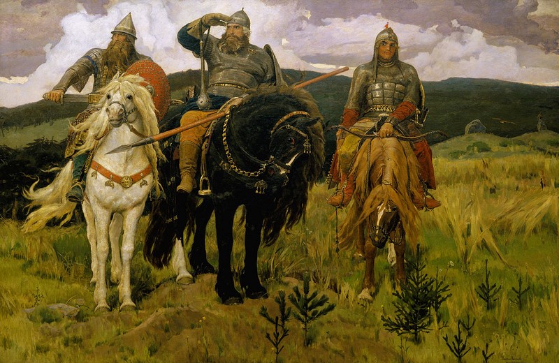 Victor Vasnetsov, "The Heroes" Виктор Васнецов, «Богатыри»