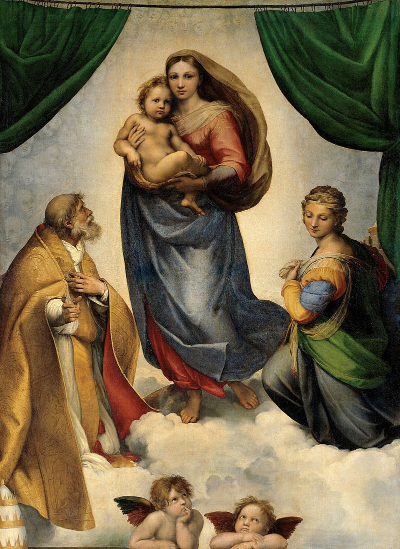 Rafael Santi, The Sistine Madonna Рафаэль Санти, «Сикстинская Мадонна»