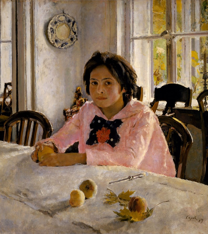 Valentin Serov, “Girl with Peaches” Валентин Серов, «Девочка с персиками»