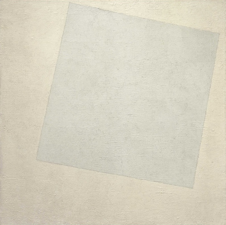 Kazimir Malevich, “White on White” Казимир Малевич, «Белое на белом»