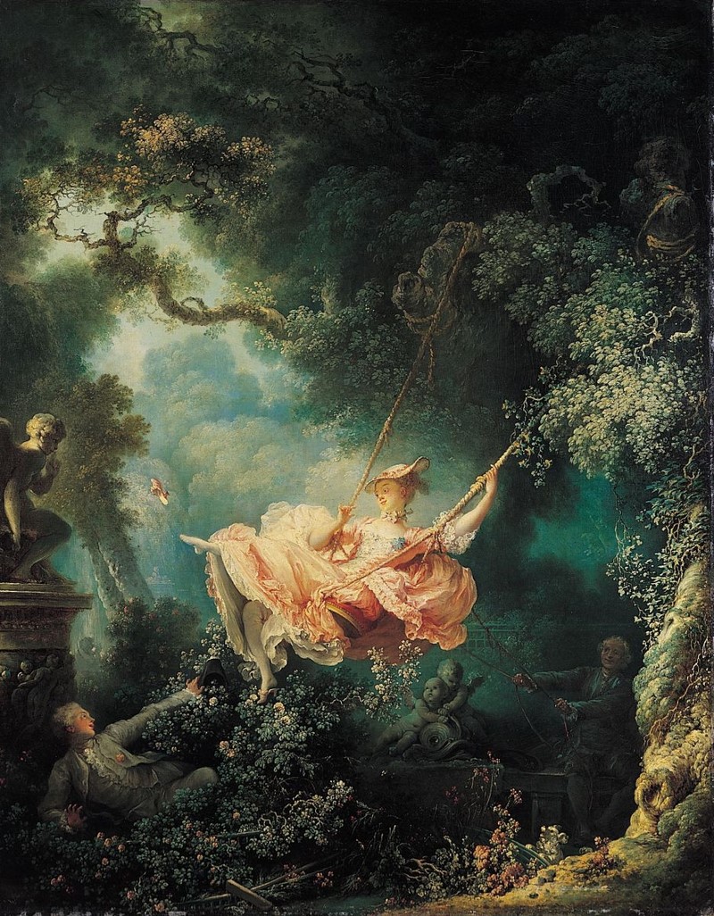 Jean-Honore Fragonard, "Swing" Жан-Оноре Фрагонар, «Качели»