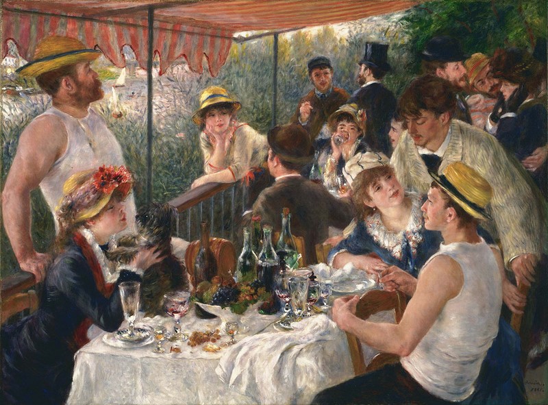 Pierre-Auguste Renoir, Rowers Breakfast Пьер Огюст Ренуар, «Завтрак гребцов»