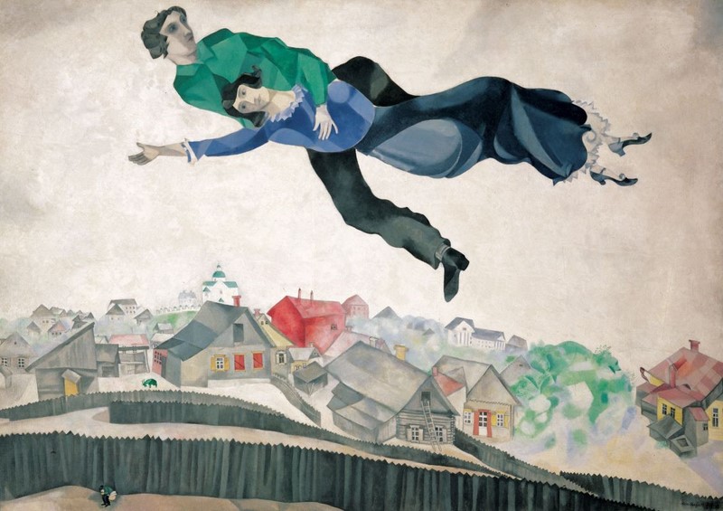 Marc Chagall, “Above the City” Марк Шагал, «Над городом»