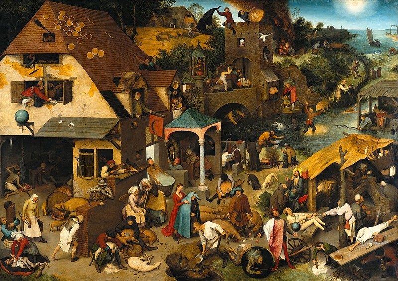 Peter Brueghel, Flemish Proverbs Питер Брейгель, «Фламандские пословицы»