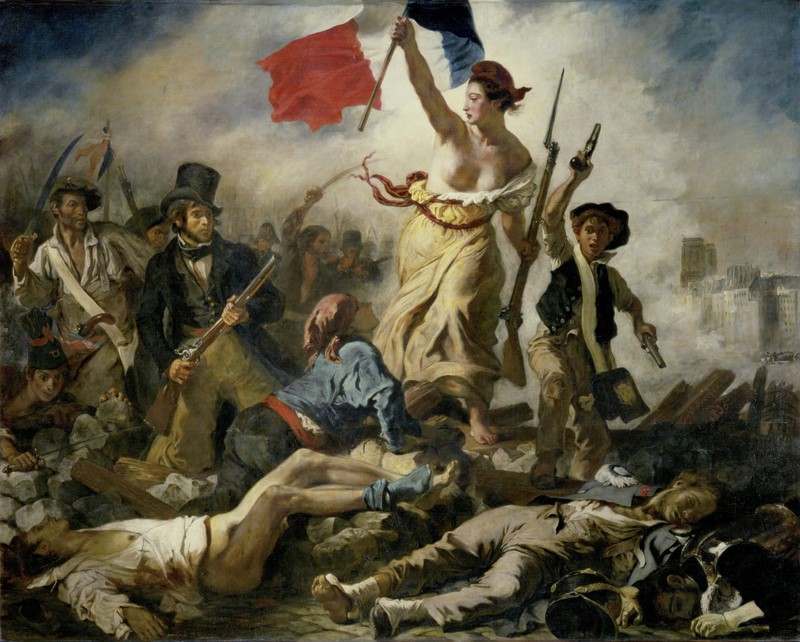 Eugene Delacroix, “Freedom Leading the People” Эжен Делакруа, «Свобода, ведущая народ»