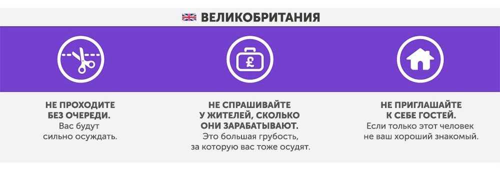 UK - What not to do in other countries Великобритания - Что запрещено делать в других странах