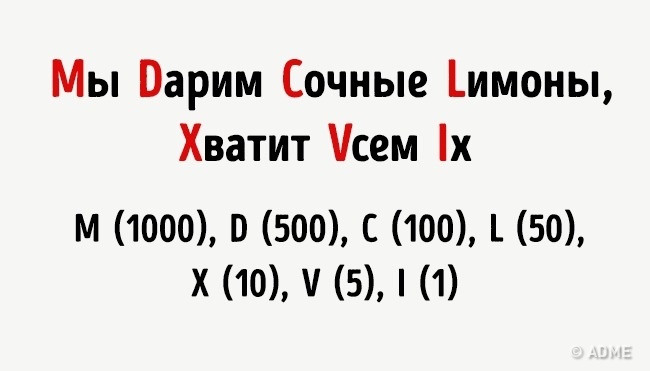 The trick to memorize - Simple everyday tricks Хитрость для запоминания - Этим хитростям нас научили еще в школе, и они до сих пор работают