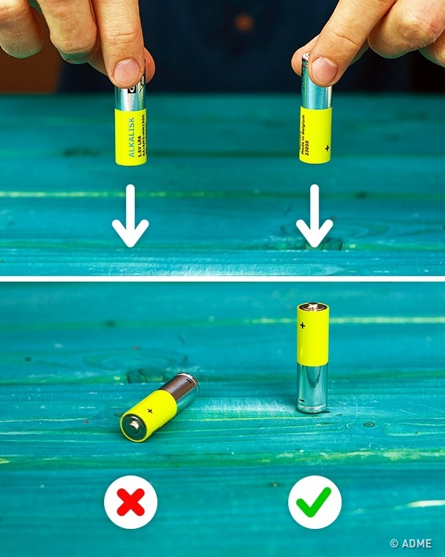 Check the quality of the battery - Simple everyday tricks Проверить качество батарейки - Этим хитростям нас научили еще в школе, и они до сих пор работают