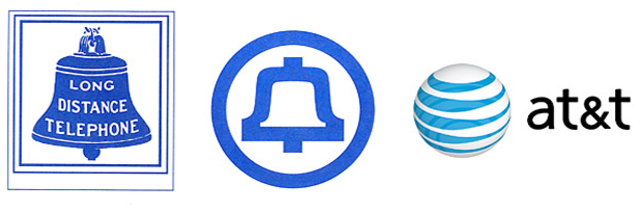 AT & T - Evolution of the logos of Apple, Google, Nokia, BMW, Audi and other well-known brands AT&T - Эволюция логотипов Apple, Google, Nokia, BMW, Audi