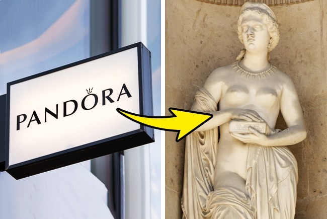 Pandora - Logos, about the meaning of which you did not even guess Pandora - Смысл логотипов брендов