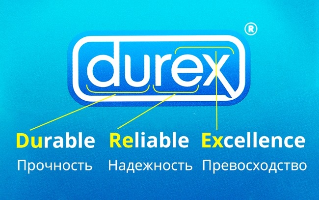 Durex - Logos, about the meaning of which you did not even guess Durex - Смысл логотипов брендов