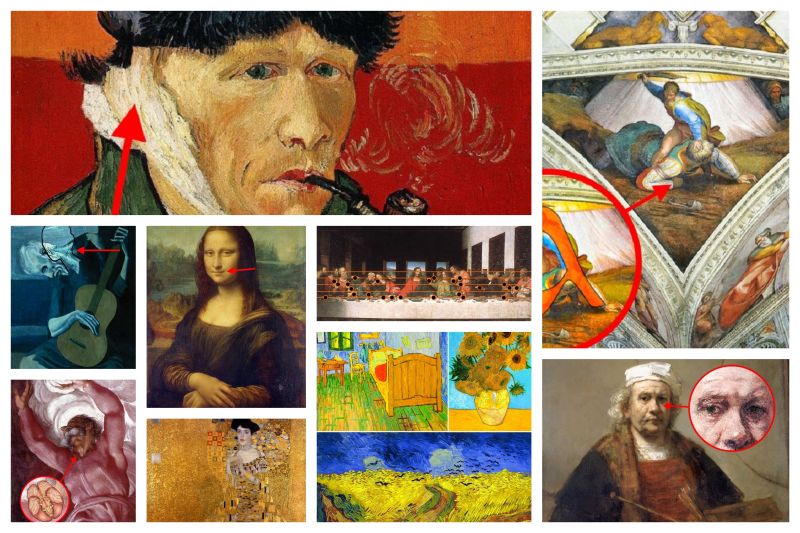 Mystical secrets, encrypted in world famous canvases Мистические тайны известных полотен