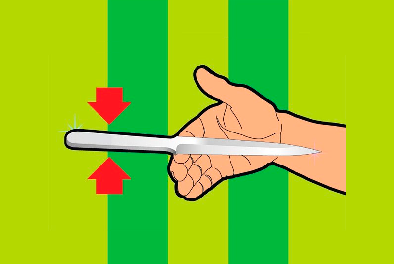 How to throw a knife: simple secrets that cause the blade to stab into the target Как метать нож
