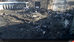 12:27 Screenshots online TV situation in Kyiv on February 20